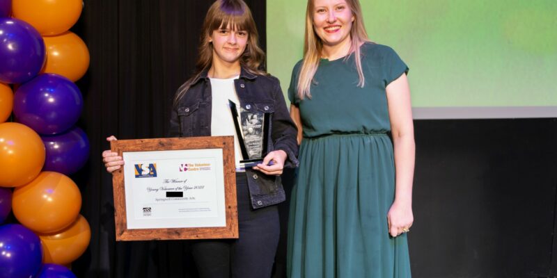 Springwell Student is Young Volunteer of the Year.